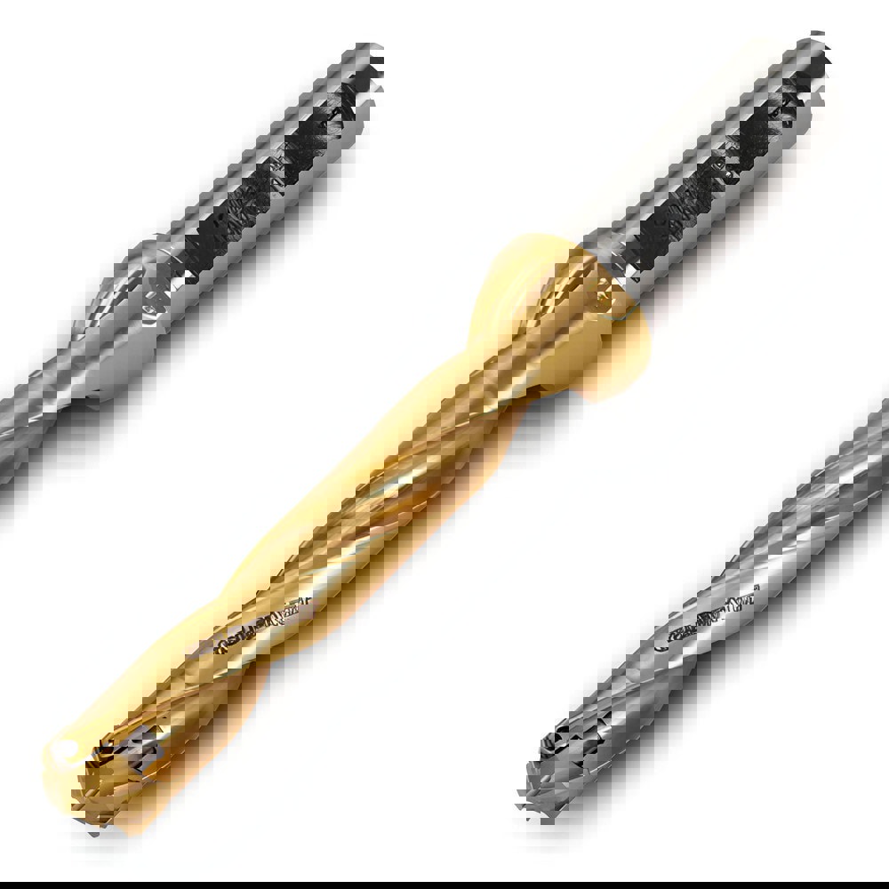 Replaceable-Tip Drill: 17 to 17.9 mm Dia, 51 mm Max Depth, 20 mm Weldon Flat Shank